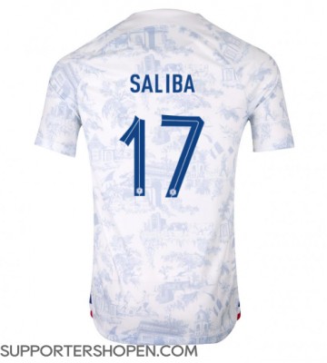 Frankrike William Saliba #17 Borta Matchtröja VM 2022 Kortärmad
